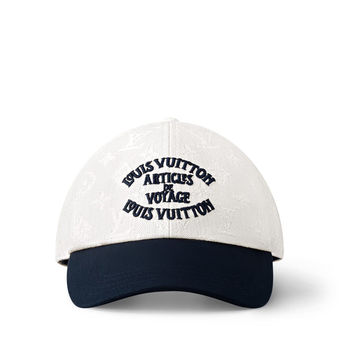 Two-Tone Travel Cap - Luxury S00 White | LOUIS VUITTON
